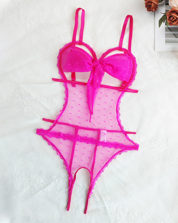 Seksowne body w groszki