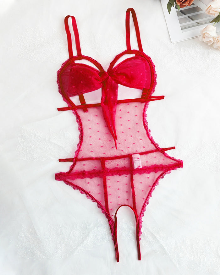 Seksowne body w groszki