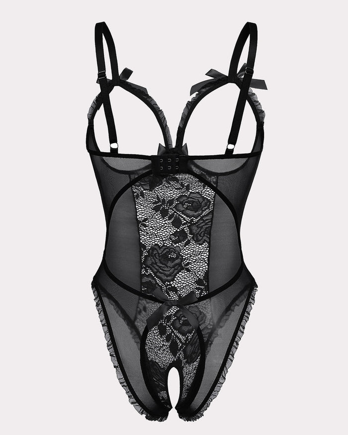 Świąteczne koronkowe mini body