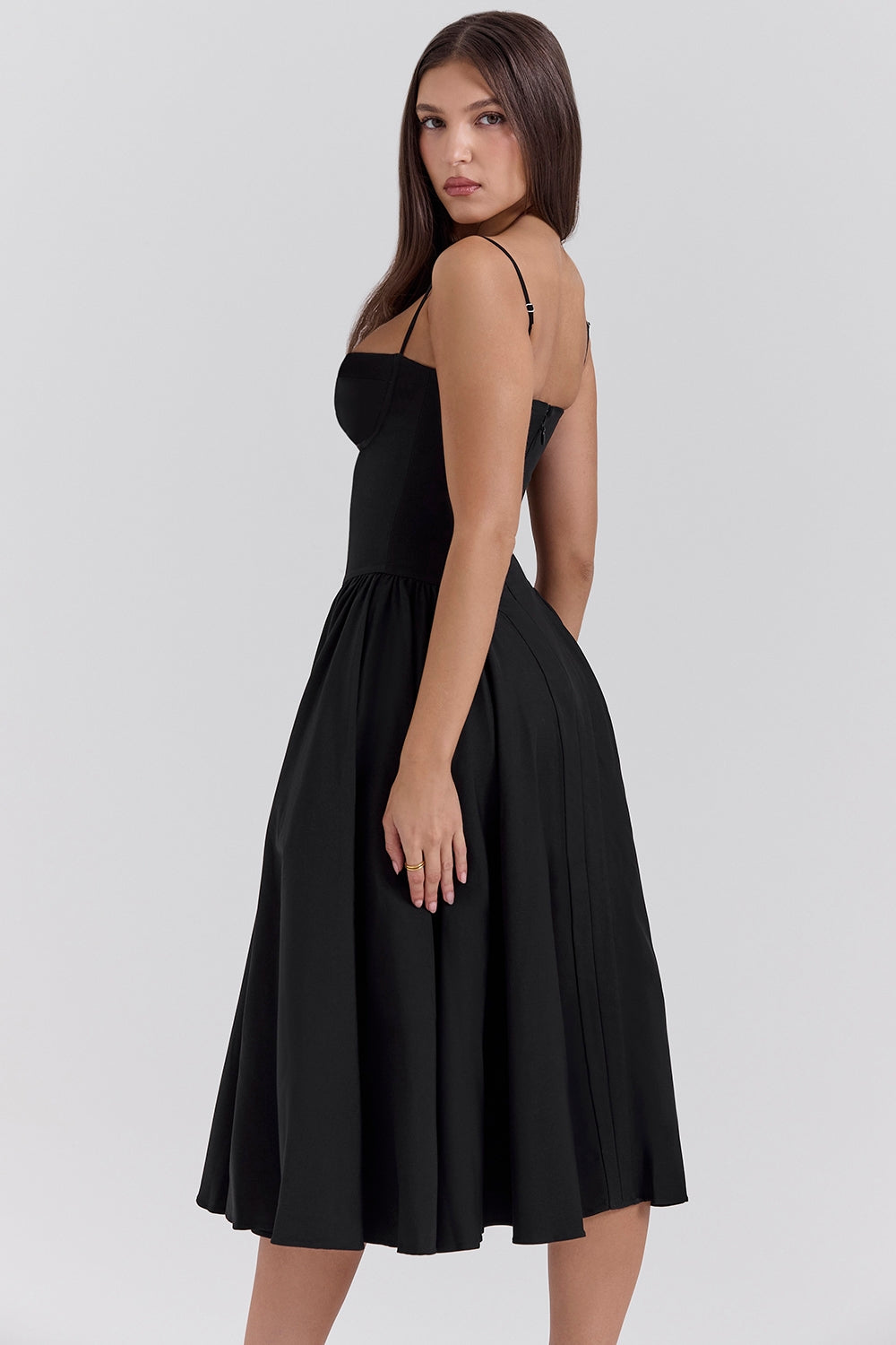 Sukienka Gorsetowa Midi