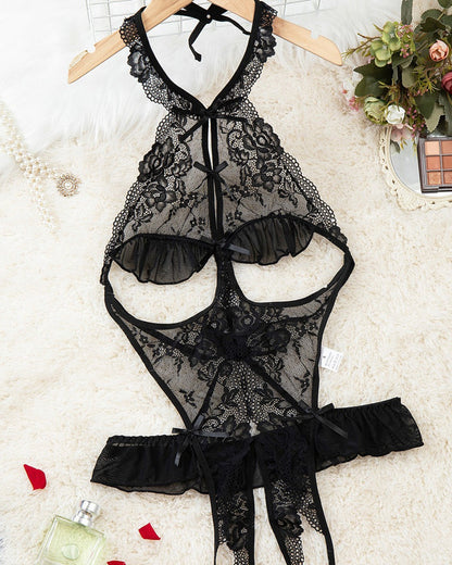 Seksowne koronkowe body